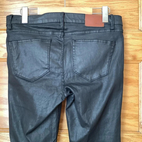 MADEWELL 9" Mid-Rise Skinny Jeans Coated Edition Size 28/32 - Picture 5 of 15